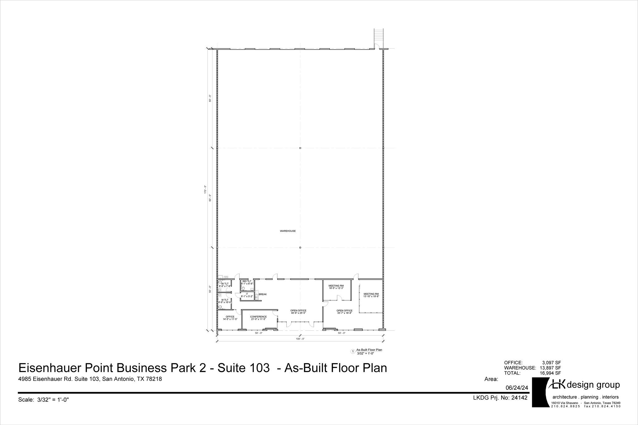 5035 Eisenhauer Rd, San Antonio, TX à louer Plan d’étage- Image 1 de 1