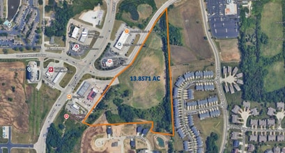 9550 Veterans Memorial Pky, O'Fallon, MO - AERIAL  map view