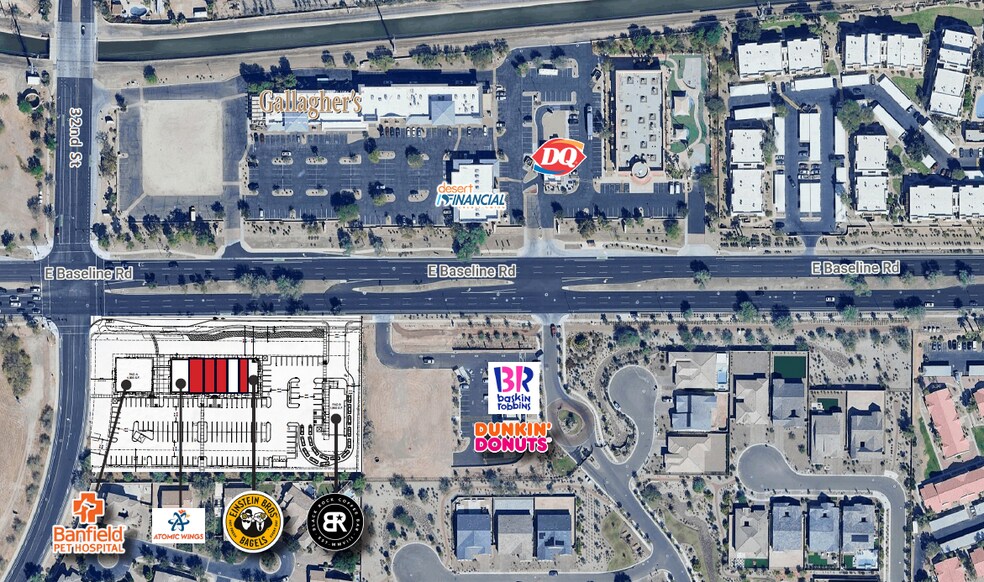 32nd St & Baseline Rd, Phoenix, AZ à louer - Photo du bâtiment - Image 1 de 8