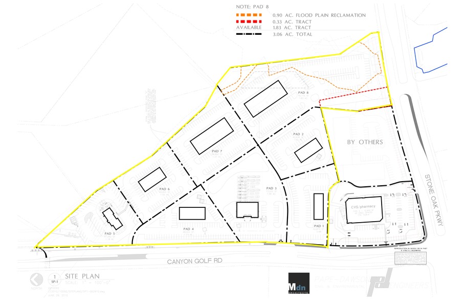 Stone Oak Pky & Canyon Golf Rd, San Antonio, TX à vendre - Plan de site - Image 3 de 3