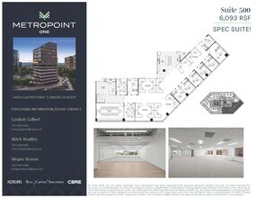 4600 S Ulster St, Denver, CO à louer Plan d’étage- Image 1 de 5