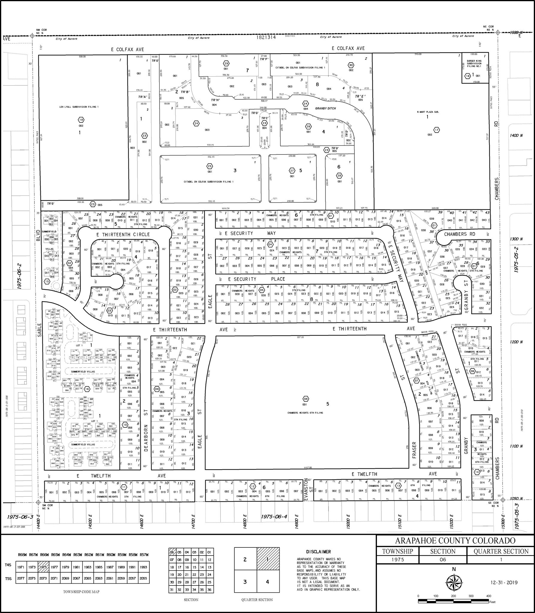 14650 E Colfax Ave, Aurora, CO à vendre Plan cadastral- Image 1 de 2