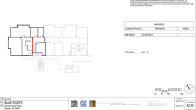 26607-26625 Carmel Center Pl, Carmel, CA à louer Plan d’étage- Image 1 de 6