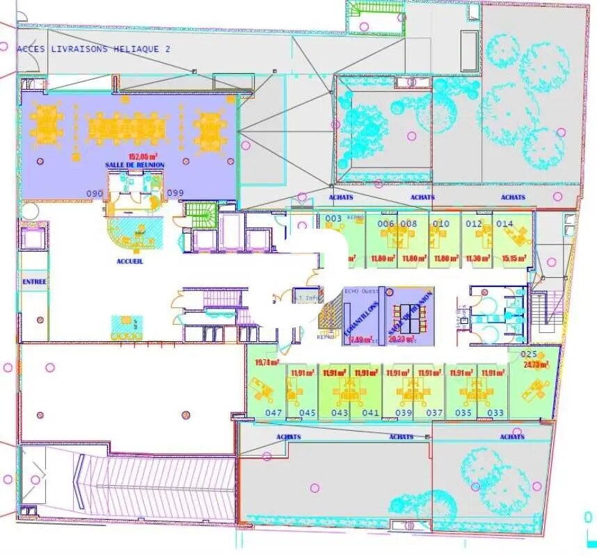 Bureau dans Montreuil à louer Plan d’étage- Image 1 de 5