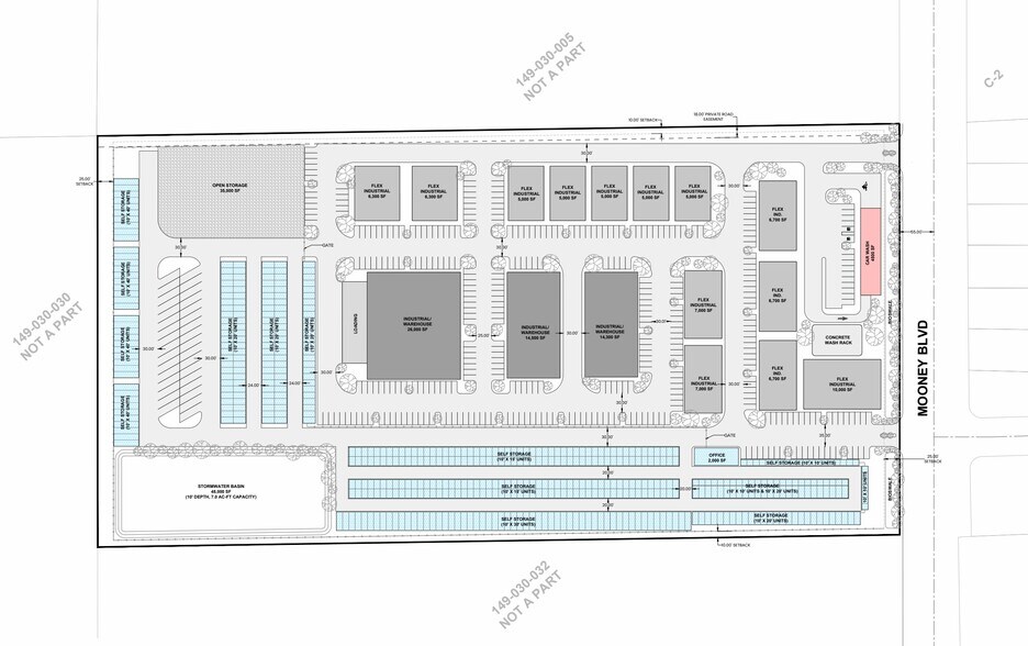 CA-63 & Avenue 264, Visalia, CA à vendre - Plan de site - Image 2 de 2