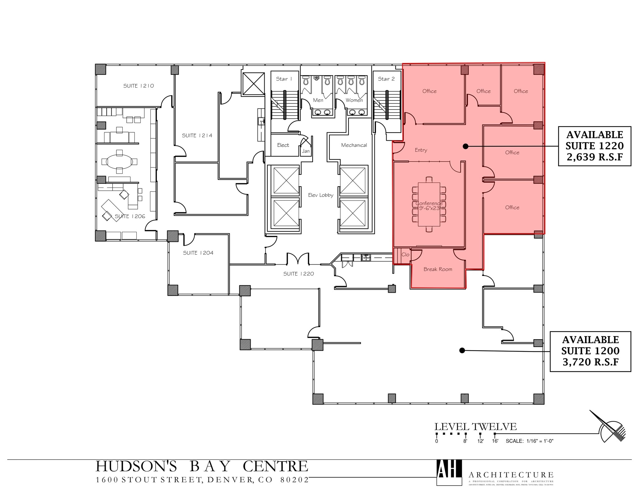 1600 Stout St, Denver, CO for lease Site Plan- Image 1 of 1