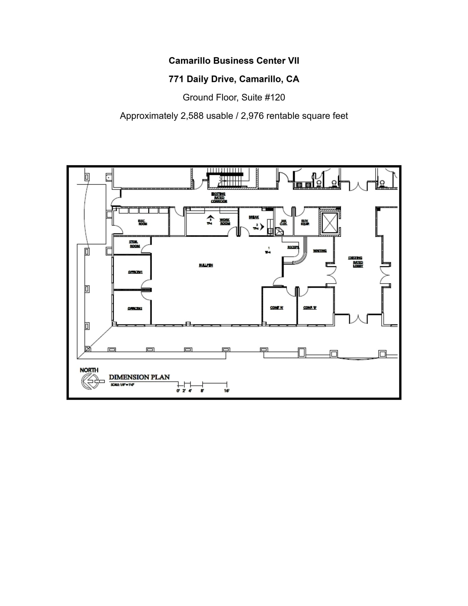 771 E Daily Dr, Camarillo, CA à louer Plan de site- Image 1 de 2