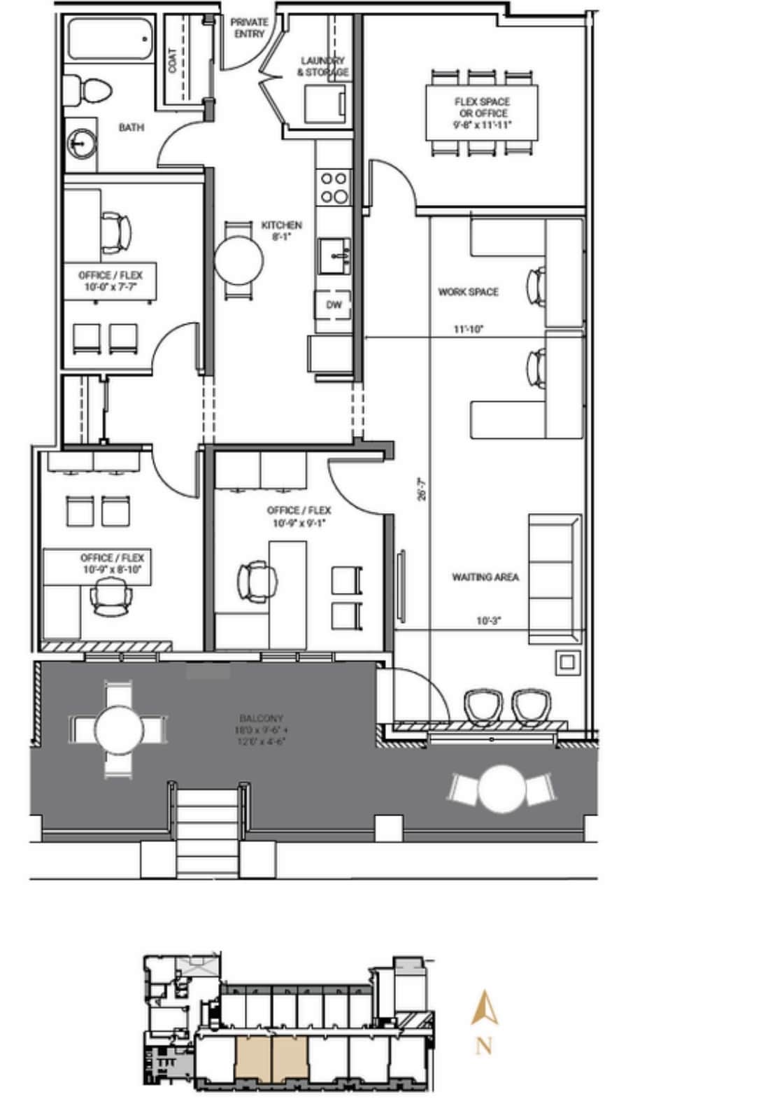 3360 16th St SW, Calgary, AB à louer Plan d’étage- Image 1 de 1