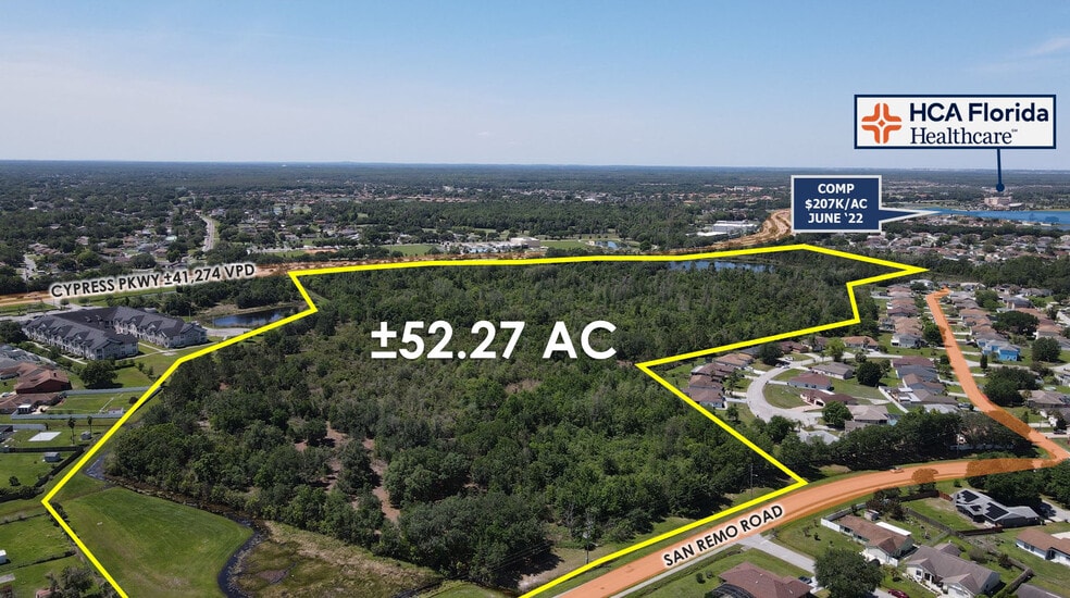 Adj to 751 Cypress Pky, Poinciana, FL for sale - Building Photo - Image 2 of 5