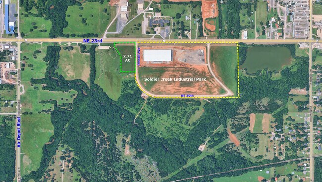 Plus de détails pour 7420 NE 23rd St, Oklahoma City, OK - Terrain à vendre