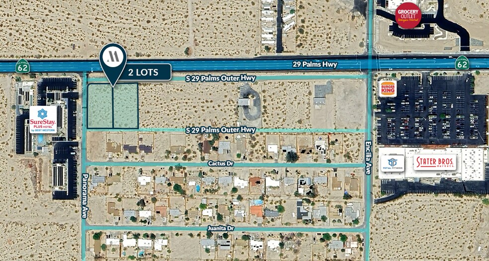 29 Palms Outer Hwy, Twentynine Palms, CA à vendre - Photo du bâtiment - Image 1 de 5