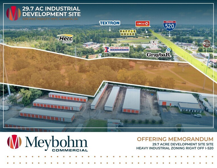 3218 Mike Padgett Hwy, Augusta, GA à vendre - Photo principale - Image 1 de 21