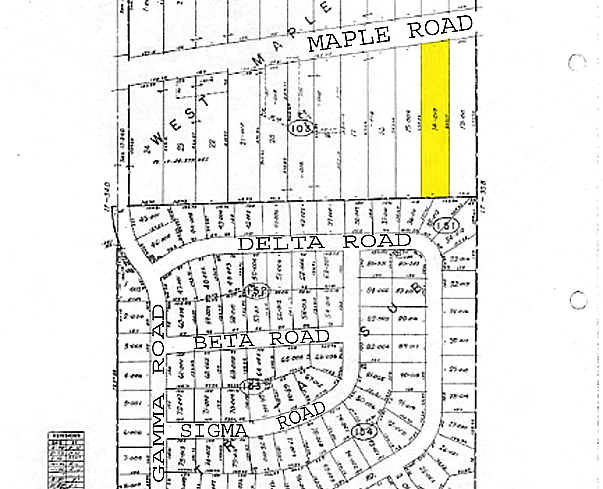 1374 E West Maple Dr, Walled Lake, MI à vendre - Plan cadastral - Image 2 de 4