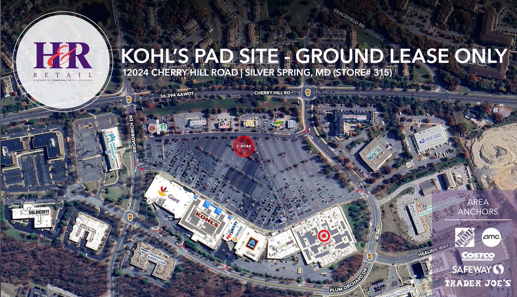 12024 Cherry Hill Rd, Silver Spring, MD à louer Aérien- Image 1 de 2