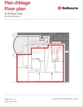 10-18 Pl De La Triade, Pointe-claire, QC à louer Plan d’étage- Image 1 de 1