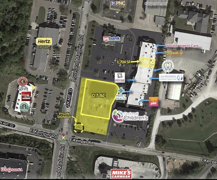 10554-10582 Loveland-Madeira Rd, Loveland, OH à louer - Photo du bâtiment - Image 2 de 4