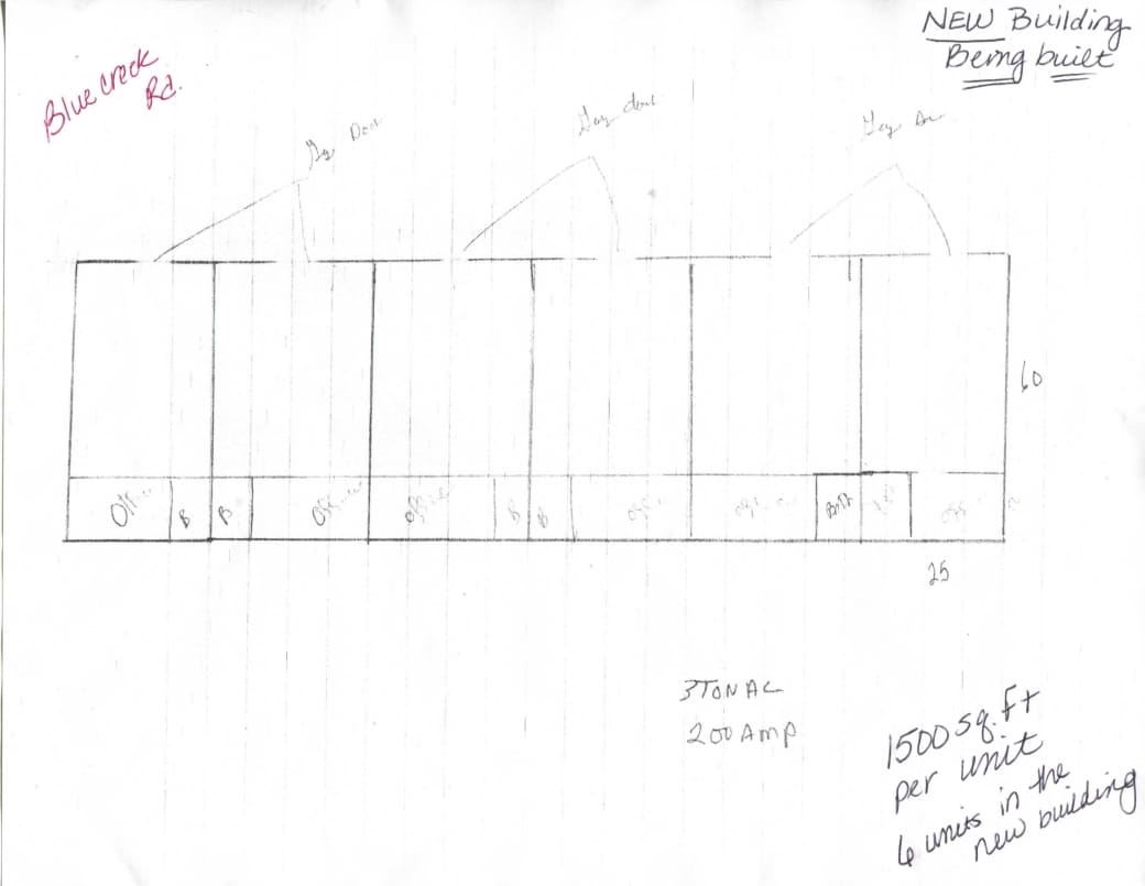 305 Blue Creek School Rd, Jacksonville, NC à louer Plan d’étage- Image 1 de 2
