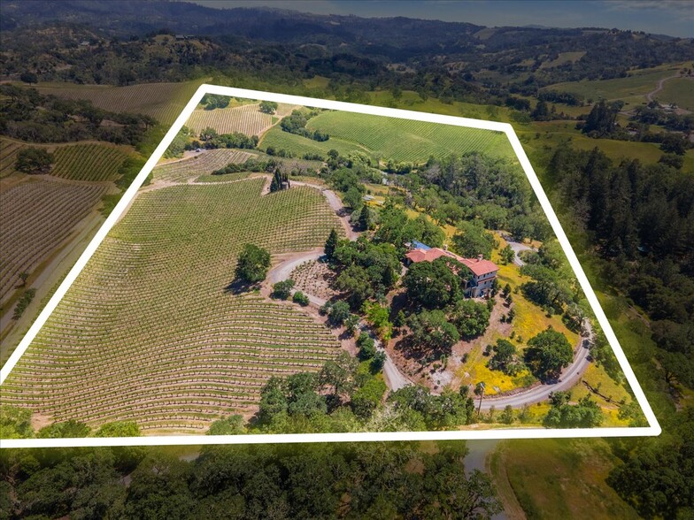 13404 Flora Ranch Rd, Healdsburg, CA for sale - Aerial - Image 1 of 16
