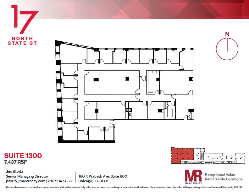 17 N State St, Chicago, IL for lease Floor Plan- Image 1 of 1