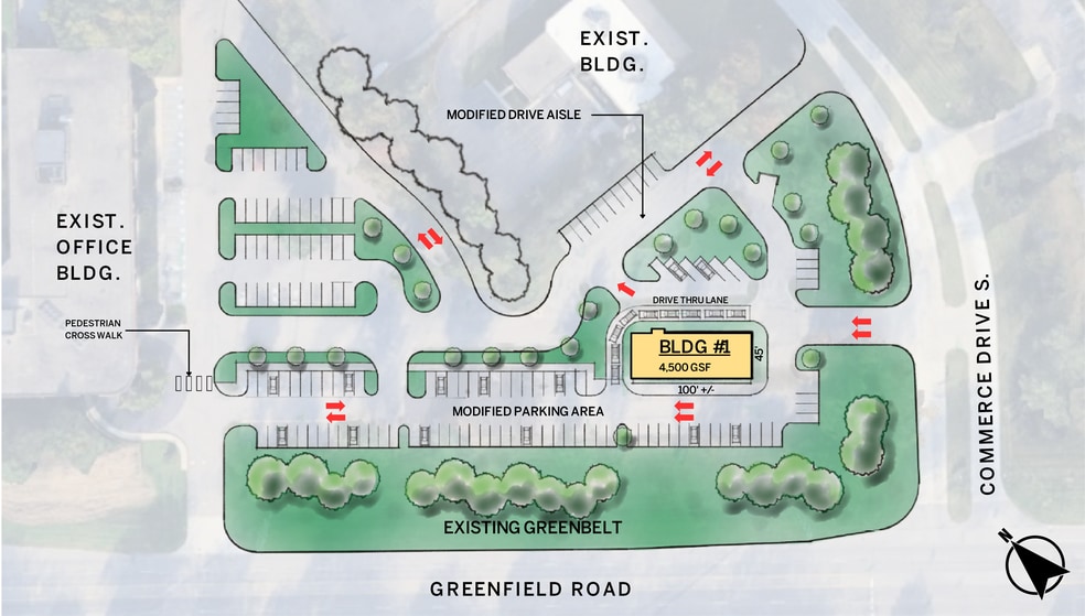 3200 Greenfield Rd, Dearborn, MI for lease - Site Plan - Image 2 of 3