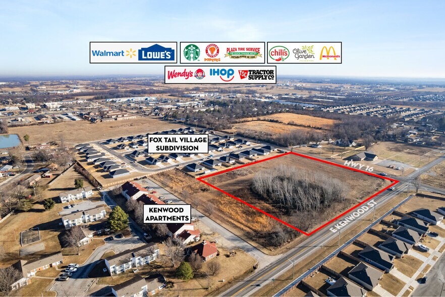 5.09 Acres Hwy 16 & E Kenwood St, Siloam Springs, AR à vendre - Photo du bâtiment - Image 2 de 10