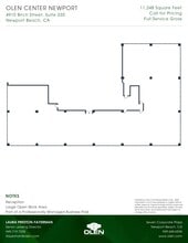 4910 Birch St, Newport Beach, CA for lease Floor Plan- Image 1 of 1