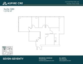 770 S Post Oak Ln, Houston, TX for lease Floor Plan- Image 1 of 3