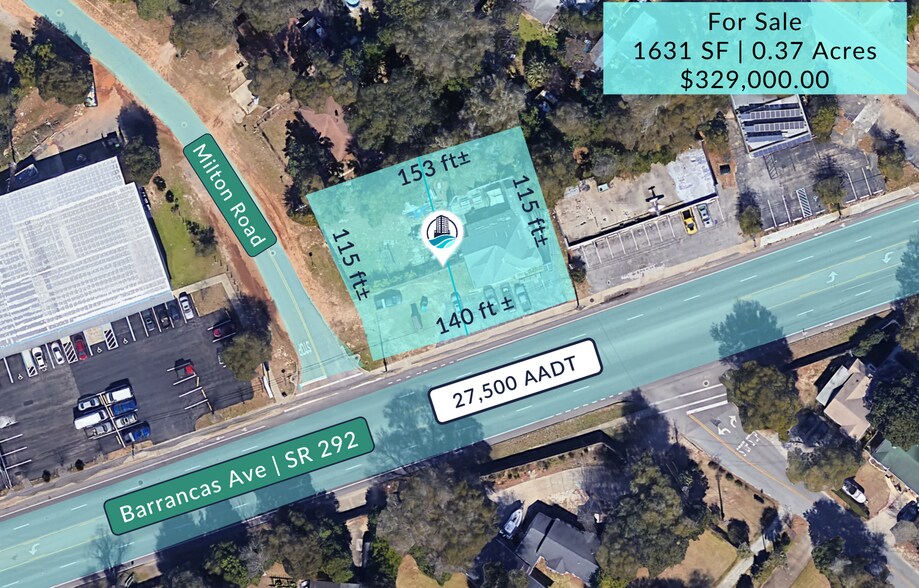 3480 Barrancas Ave, Pensacola, FL à vendre - Plan cadastral - Image 2 de 24