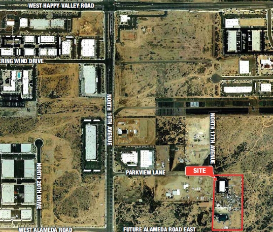 N 19th Ave & Alameda Rd, Phoenix, AZ for lease Aerial- Image 1 of 2