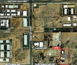 N 19th Ave & Alameda Rd, Phoenix, AZ - aerial  map view