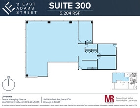 11 E Adams St, Chicago, IL for lease Floor Plan- Image 1 of 10