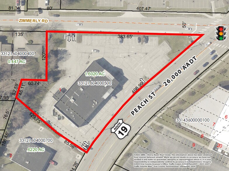 5430 Peach St, Erie, PA à vendre - Plan cadastral - Image 3 de 51
