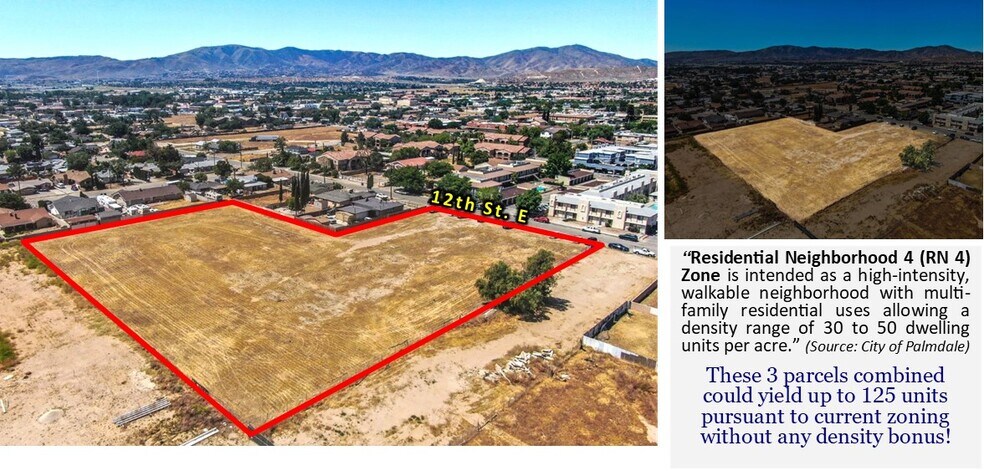 12th Street East Near Ave Q, Palmdale, CA à vendre - Aérien - Image 2 de 4