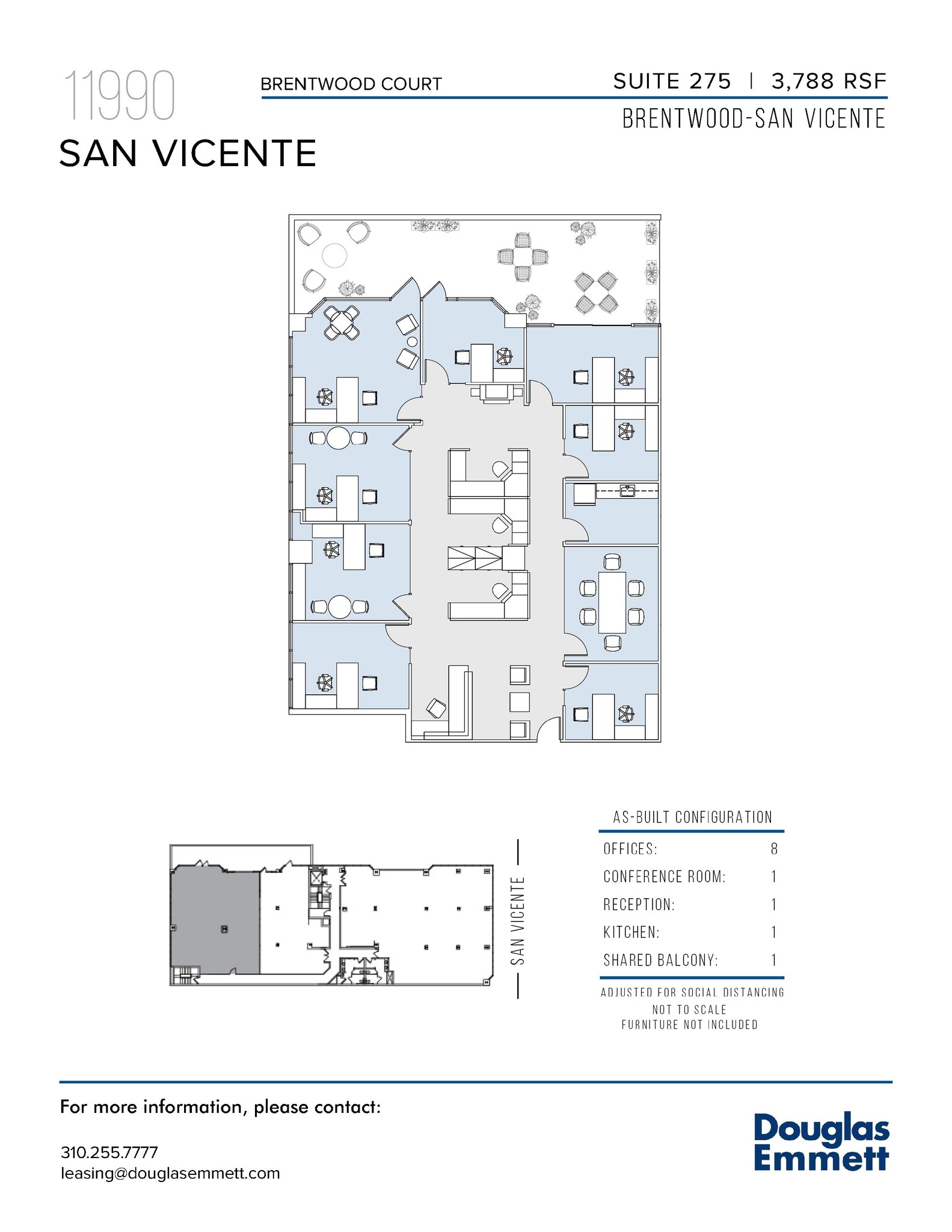 11990 San Vicente Blvd, Los Angeles, CA for lease Floor Plan- Image 1 of 1