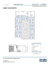 11990 San Vicente Blvd, Los Angeles, CA for lease Floor Plan- Image 1 of 1