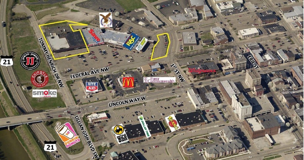 280 NW Federal Ave, Massillon, OH à louer - Aérien - Image 2 de 14