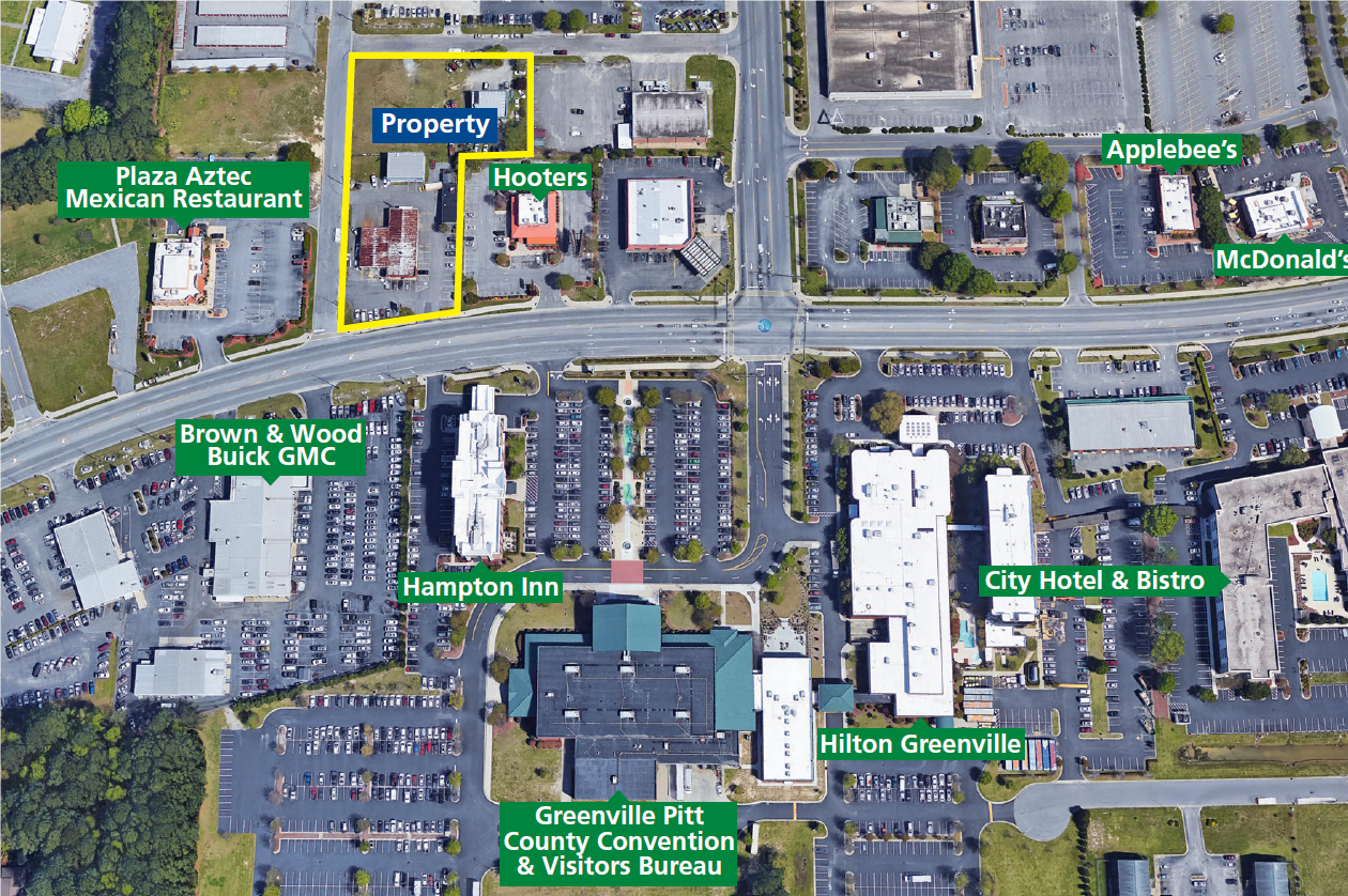 1615 Brimley Dr, Greenville, NC à vendre Aérien- Image 1 de 6