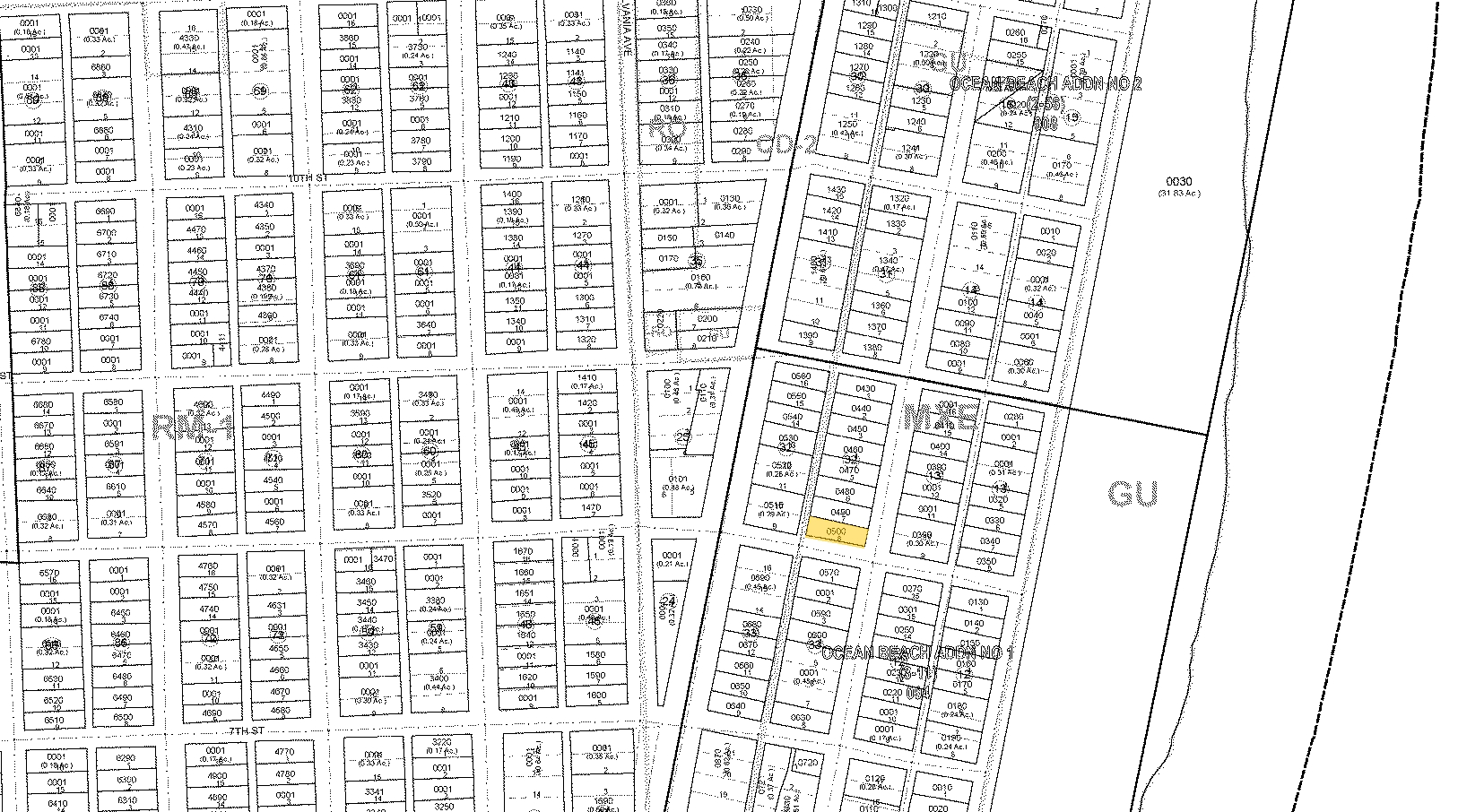 800 Collins Ave, Miami Beach, FL à vendre Plan cadastral- Image 1 de 1