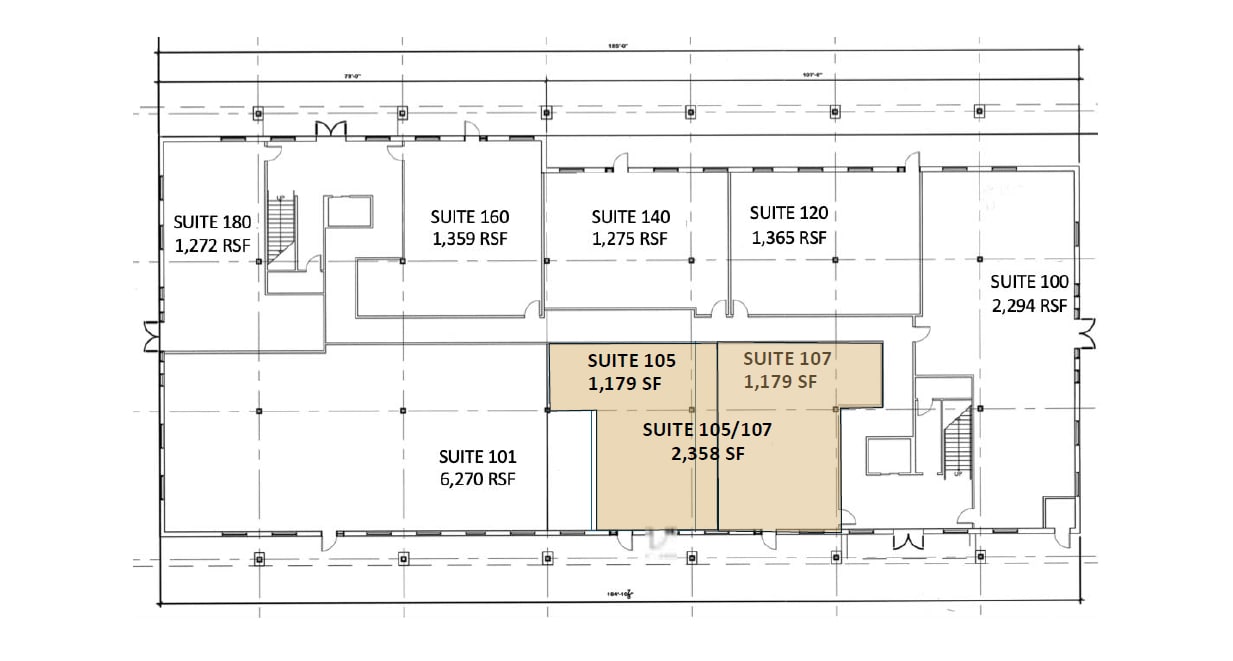 6475 Preston Rd, Frisco, TX 75034 - Unit 105 - - Floor Plan - Image 1 of 1