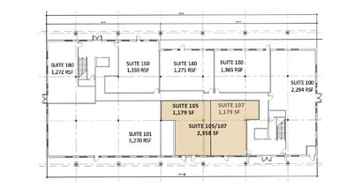 6475 Preston Rd, Frisco, TX à louer Plan d’étage- Image 1 de 2