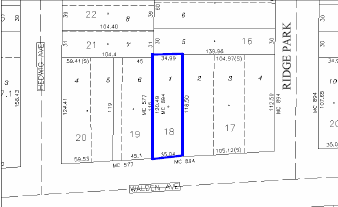 1238 Walden Ave, Cheektowaga, NY for sale - Plat Map - Image 2 of 13