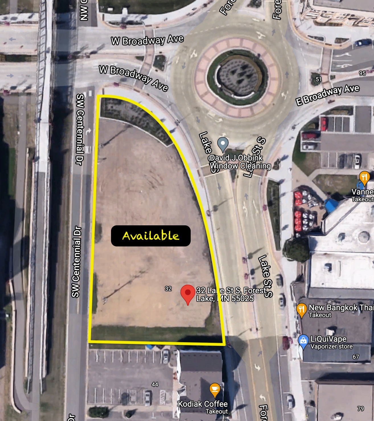 20 Lake St N, Forest Lake, MN for sale Aerial- Image 1 of 3