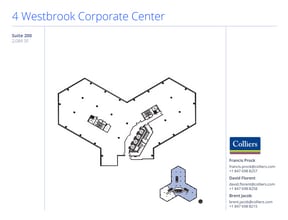 4 Westbrook Corporate Ctr, Westchester, IL for lease Floor Plan- Image 1 of 1