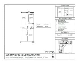 2313 W Sam Houston Pky N, Houston, TX à louer Plan de site- Image 1 de 1