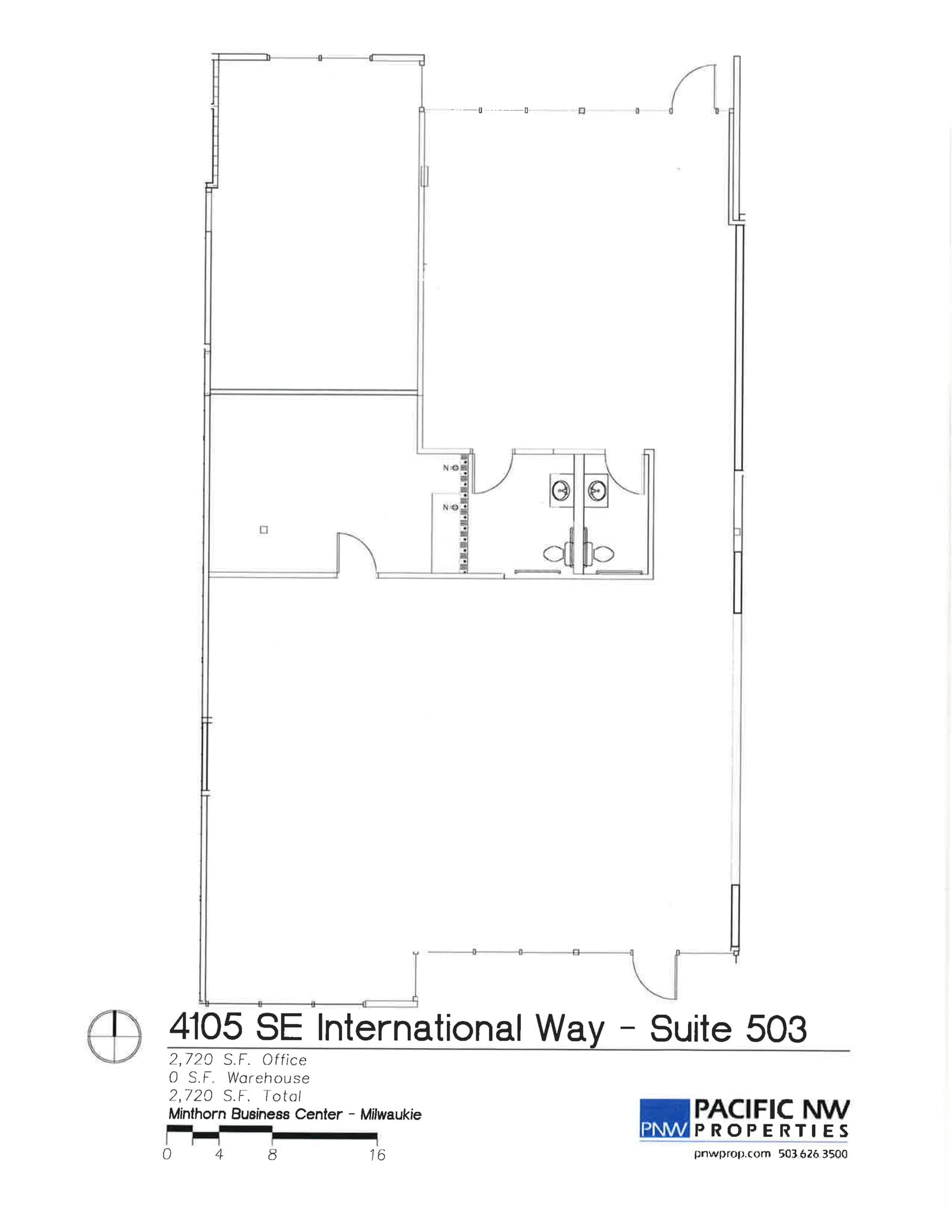 4103 SE International Way, Milwaukie, OR à louer Plan de site- Image 1 de 1