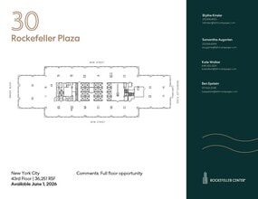 30 Rockefeller Plaza, New York, NY for lease Floor Plan- Image 1 of 1
