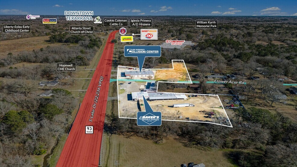 3327 S Lake Dr, Texarkana, TX à vendre - Photo du bâtiment - Image 2 de 5