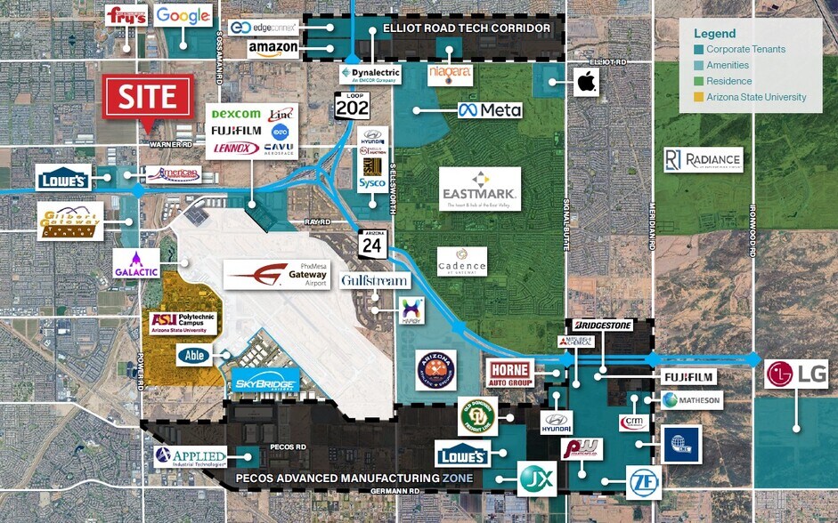 6861 E Via Northgate, Mesa, AZ à vendre - Aérien - Image 3 de 3