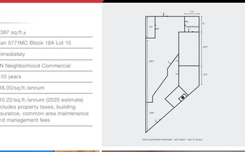 11830 111th Ave, Edmonton, AB à louer Plan d’étage- Image 1 de 1