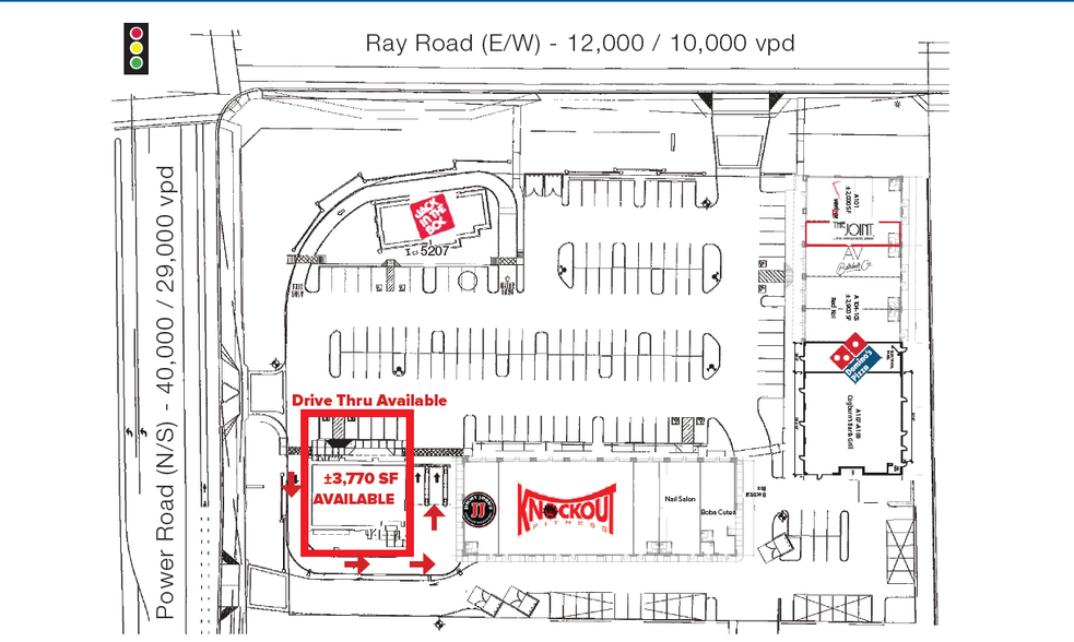 S Power Rd, Mesa, AZ à louer - Plan de site - Image 2 de 4